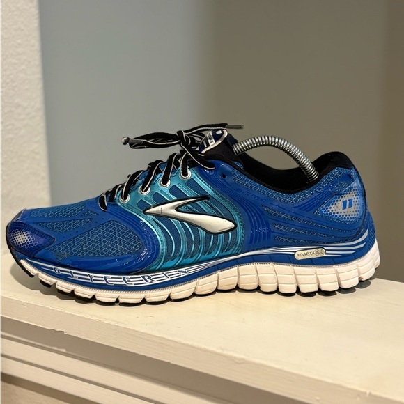 Brooks Glycerin 11 Men's Size 9.5 Blue Running Shoes 1101431D415 - Picture 4 of 9